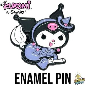 Kuromi Enamel Pin – Sanrio Spooky Kawaii Witch​